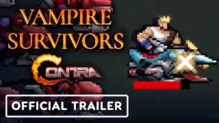 Vampire Survivors x Contra: Operation Guns – Official Launch Trailer